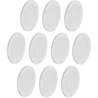 Gedotec Grille d'aération ronde pour la ventilation 10 pièces Grille d'évacuation d'air blanc 50mm Intérieur et extérieur BREATHE Rosette d'air perforée en plastique - Publicité Gedotec Grille d'aération ronde pour la ventilation 10 pièces Grille d'évacuation d'air blanc 50mm Intérieur et extérieur BREATHE Rosette d'air perforée en plastique - Publicité