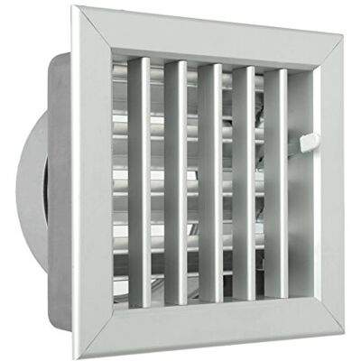 La Ventilazione GCSIAL1615120 Grille encastrée pour cheminées, aluminium, 160 x 150 mm - Publicité La Ventilazione GCSIAL1615120 Grille encastrée pour cheminées, aluminium, 160 x 150 mm - Publicité