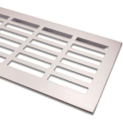 PRIOstahl Grille d'aération en aluminium 100 mm x 600 mm Couleur: acier inoxydable brossé Grille d'aération Alu Tôle à nervures Grille de ventilation Grille de chauffage Grille de ventilation - Publicité PRIOstahl Grille d'aération en aluminium 100 mm x 600 mm Couleur: acier inoxydable brossé Grille d'aération Alu Tôle à nervures Grille de ventilation Grille de chauffage Grille de ventilation - Publicité