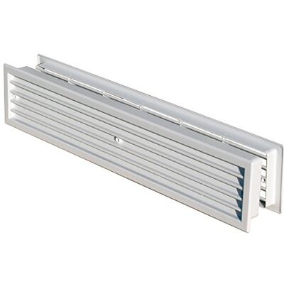 First Plast Grille de ventilation PVC Grille 452 x 90 mm pour portes et cloisons avec épaisseur réglable de 28 à 40 mm Blanc - - Publicité First Plast Grille de ventilation PVC Grille 452 x 90 mm pour portes et cloisons avec épaisseur réglable de 28 à 40 mm Blanc - - Publicité
