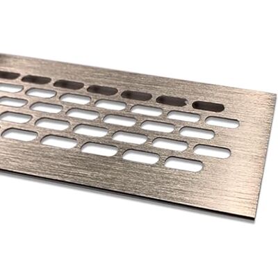PRIOstahl Grille d'aération en aluminium 80 mm x 480 mm Couleur : acier inoxydable brossé Grille de ventilation en aluminium Tôle alvéolaire Grille d'aération Grille de ventilation Grille de - Publicité PRIOstahl Grille d'aération en aluminium 80 mm x 480 mm Couleur : acier inoxydable brossé Grille de ventilation en aluminium Tôle alvéolaire Grille d'aération Grille de ventilation Grille de - Publicité