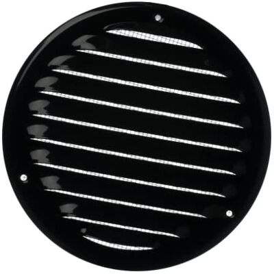 Europlast Ø 125mm Grille de Ventilation avec Moustiquaire Grilles d'aération en Métal Acier, Noir - Publicité Europlast Ø 125mm Grille de Ventilation avec Moustiquaire Grilles d'aération en Métal Acier, Noir - Publicité