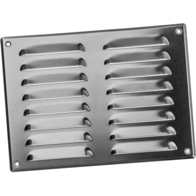 Europlast 260x190mm Grille de Ventilation avec Moustiquaire Grilles d'aération en Métal Aluminium - Publicité Europlast 260x190mm Grille de Ventilation avec Moustiquaire Grilles d'aération en Métal Aluminium - Publicité