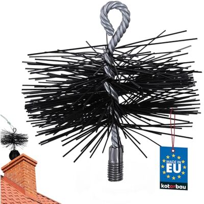 KOTARBAU - Fireplace Brush - Plastic - Stainless Steel - Brosse de cheminée - Publicité KOTARBAU - Fireplace Brush - Plastic - Stainless Steel - Brosse de cheminée - Publicité