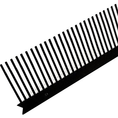 Parotec 10 pièces peigne d'aération pour gouttière 100 mm Noir Polypropylène, stabilisé aux UV, protection contre les oiseaux et les rongeurs, ventilation - Publicité Parotec 10 pièces peigne d'aération pour gouttière 100 mm Noir Polypropylène, stabilisé aux UV, protection contre les oiseaux et les rongeurs, ventilation - Publicité
