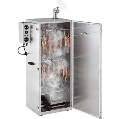 Royal Catering RC-FS1300 Fumoir 147 l 8 grilles fumoir en acier inoxydable - Publicité Royal Catering RC-FS1300 Fumoir 147 l 8 grilles fumoir en acier inoxydable - Publicité