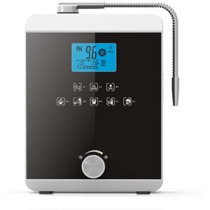 JIANGSS Machine de purificateur d'eau et ioniseur d'eau, Machine à Eau Acide alcaline PH 3-11, jusqu'à -800 mV ORP, électrode à 11 plaques, Filtre à Eau Tactile LCD à Nettoyage Automatique (Noir) - Publicité JIANGSS Machine de purificateur d'eau et ioniseur d'eau, Machine à Eau Acide alcaline PH 3-11, jusqu'à -800 mV ORP, électrode à 11 plaques, Filtre à Eau Tactile LCD à Nettoyage Automatique (Noir) - Publicité