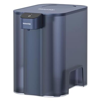 Waterdrop Mega Carafe Filtrante Électrique Avec Filtre de 3 Mois, Système de Filtration d'eau de Comptoir de 6 L, Réduit le Chlore, le Plomb, le Mercure, Réduit les PFAS, 757 Litres, Bleu - Publicité Waterdrop Mega Carafe Filtrante Électrique Avec Filtre de 3 Mois, Système de Filtration d'eau de Comptoir de 6 L, Réduit le Chlore, le Plomb, le Mercure, Réduit les PFAS, 757 Litres, Bleu - Publicité
