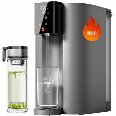 Waterdrop C1H Système RO de Comptoir à Eau Chaude Instantanée Réduit les PFAS, Sans Installation, Ratio 3:1 Eau Pure/Eaux Usées, Certifié NSF/ANSI 372, Filtration 6 Étapes, 5 Températures - Publicité Waterdrop C1H Système RO de Comptoir à Eau Chaude Instantanée Réduit les PFAS, Sans Installation, Ratio 3:1 Eau Pure/Eaux Usées, Certifié NSF/ANSI 372, Filtration 6 Étapes, 5 Températures - Publicité