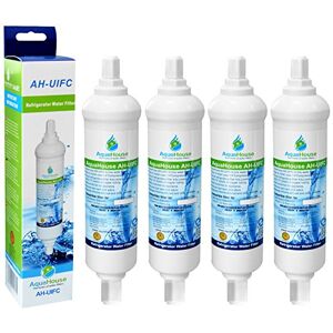 AquaHouse AH-UIFC filtre à eau pour réfrigérateur compatible avec LG et Hotpoint BL9808, 3890JC2990A, 5231JA2012B, 5231JA2012A DD-7098 avec des connexions à vis (lot de 4) - Publicité AquaHouse AH-UIFC filtre à eau pour réfrigérateur compatible avec LG et Hotpoint BL9808, 3890JC2990A, 5231JA2012B, 5231JA2012A DD-7098 avec des connexions à vis (lot de 4) - Publicité