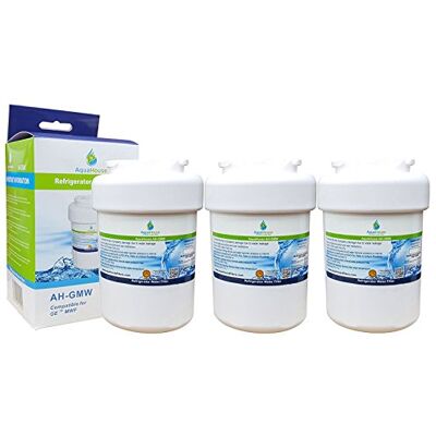 AquaHouse 3x AH-GMW compatible pour filtre à eau GE MWF, General Electric Smartwater réfrigérateur GWF, Sears, Kenmore, Hotpoint HWF, WF07 - Publicité AquaHouse 3x AH-GMW compatible pour filtre à eau GE MWF, General Electric Smartwater réfrigérateur GWF, Sears, Kenmore, Hotpoint HWF, WF07 - Publicité