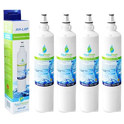 AquaHouse 4x AH-L6P compatible pour filtre à eau LG LT600P, 5231JA2006A, 5231JA2006B, 5231JA2006F filtre à eau de réfrigérateur - Publicité AquaHouse 4x AH-L6P compatible pour filtre à eau LG LT600P, 5231JA2006A, 5231JA2006B, 5231JA2006F filtre à eau de réfrigérateur - Publicité