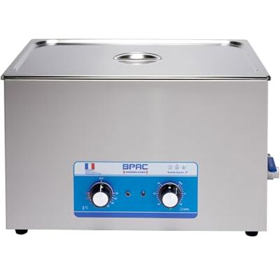 BPAC Nettoyeur Ultrasons avec Cuve 28 Litres Ultrasonic Cleaner Analogique Bac Ultrason Puissance 600 W Appareil Pour Professionnels et Particuliers Marque Française - Publicité BPAC Nettoyeur Ultrasons avec Cuve 28 Litres Ultrasonic Cleaner Analogique Bac Ultrason Puissance 600 W Appareil Pour Professionnels et Particuliers Marque Française - Publicité