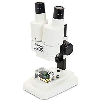 Celestron 44207 CL-S20 Stereo Microscope, 20x Magnification, White - Publicité Celestron 44207 CL-S20 Stereo Microscope, 20x Magnification, White - Publicité