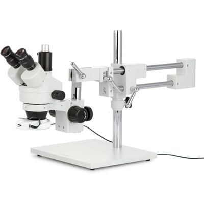 AmScope SM-4TZ-56S Microscope stéréo à Zoom trinoculaire avec 56 LED 3,5 x 90 x Blanc - Publicité AmScope SM-4TZ-56S Microscope stéréo à Zoom trinoculaire avec 56 LED 3,5 x 90 x Blanc - Publicité