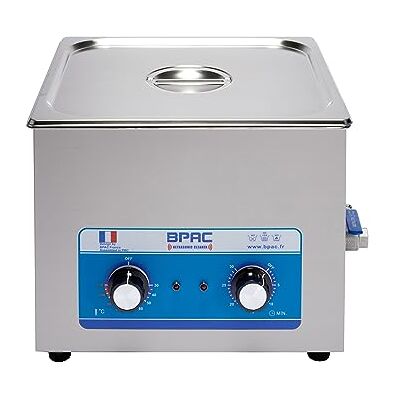 BPAC Nettoyeur Ultrasons avec Cuve 15 Litres Ultrasonic Cleaner Analogique Bac Ultrason Puissance 360 W Appareil Pour Professionnels de la Mécanique et la Peinture Marque Française - Publicité BPAC Nettoyeur Ultrasons avec Cuve 15 Litres Ultrasonic Cleaner Analogique Bac Ultrason Puissance 360 W Appareil Pour Professionnels de la Mécanique et la Peinture Marque Française - Publicité