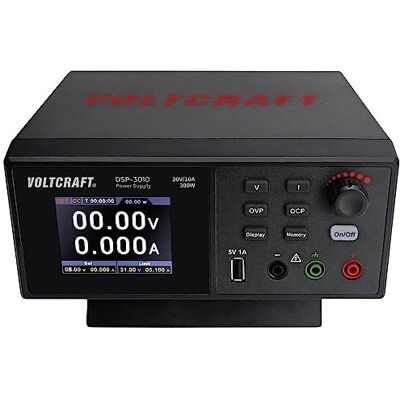 VOLTCRAFT Alimentation de Laboratoire réglable DSP-3010 0-30 0-10 A 300 W Femelle USB A 2.0 télécommandable Nbr. de - Publicité VOLTCRAFT Alimentation de Laboratoire réglable DSP-3010 0-30 0-10 A 300 W Femelle USB A 2.0 télécommandable Nbr. de - Publicité
