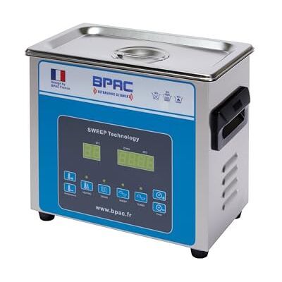 BPAC Nettoyeur Ultrasons Pro avec Cuve 3 Litres Turbo + Sweep + Degas Nettoyeur Ultrason Bijoux Puissance 120 W Appareil Ultrasons Professionnel Marque Française - Publicité BPAC Nettoyeur Ultrasons Pro avec Cuve 3 Litres Turbo + Sweep + Degas Nettoyeur Ultrason Bijoux Puissance 120 W Appareil Ultrasons Professionnel Marque Française - Publicité