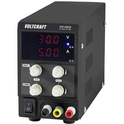VOLTCRAFT EsP-3005s Labornetzger?t, Einstellbar 0 30 V 0 5 A 150 W Steckanschluss 4 Mm Schmale Bauform Anzahl Ausg?nge 1 X (vC-12839630) - Publicité VOLTCRAFT EsP-3005s Labornetzger?t, Einstellbar 0 30 V 0 5 A 150 W Steckanschluss 4 Mm Schmale Bauform Anzahl Ausg?nge 1 X (vC-12839630) - Publicité