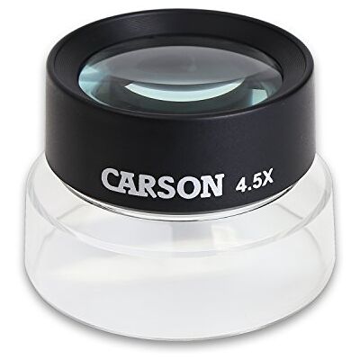 Carson LumiLoupe loupe sur pied, grossissement 4,5x (LL-55) - Publicité Carson LumiLoupe loupe sur pied, grossissement 4,5x (LL-55) - Publicité