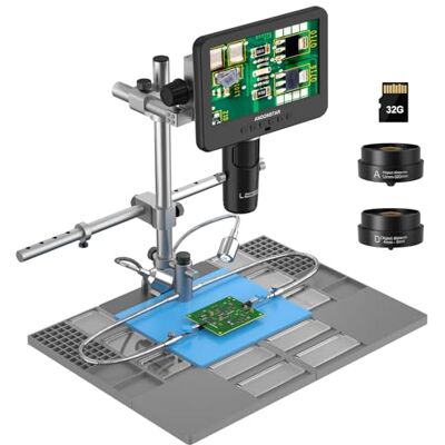 Andonstar AD246SM-Plus UHD 2160P HDMI 2000X Microscope numérique, support en métal amélioré pour soudure professionnelle PCB - Publicité Andonstar AD246SM-Plus UHD 2160P HDMI 2000X Microscope numérique, support en métal amélioré pour soudure professionnelle PCB - Publicité