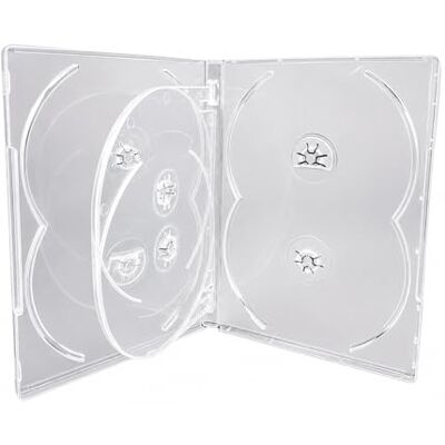 Dragon 10 x Boîtiers Transparents pour CD/DVD/Blu-Ray à 6 disques de 14 mm - Publicité Dragon 10 x Boîtiers Transparents pour CD/DVD/Blu-Ray à 6 disques de 14 mm - Publicité