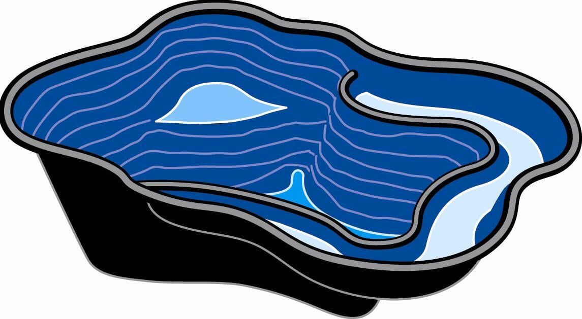 Ubbink Bassin jardin préfabriqué Iris SI de 150 L Ubbink Bassin jardin préfabriqué Iris SI de 150 L