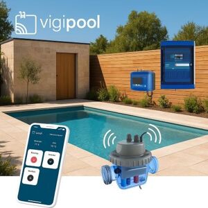 Piscine en kit connectée : 10 x 5 x 1.50