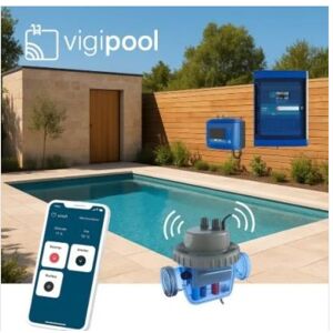 Piscine en kit connectée : 8 x 4 x 1.50