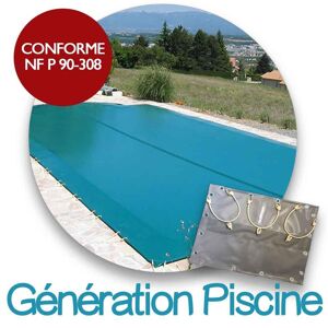 génération piscines Bâche d'hiver pour coque génération piscines : modèle Port Pin 65 ce1 7,74 x 3,45m