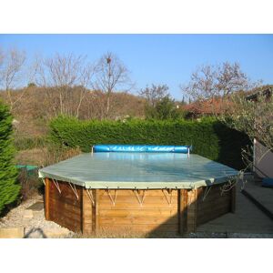 Bâche d'hiver Securitis Hors Sol piscine bois