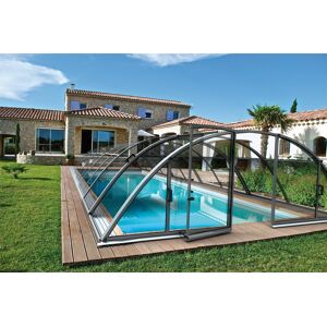 Abri piscine Klasik Clear B : 471 x 860 x 130 cm - Publicité
