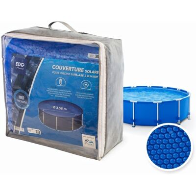 Bâche solaire D4,17 m bleue foncé 180 µ piscine tubulaire D4,57 m - Publicité Bâche solaire D4,17 m bleue foncé 180 µ piscine tubulaire D4,57 m - Publicité