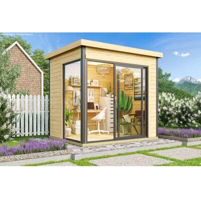 Maison de jardin Domeo Mini de Lasita Maja - Bois, Naturel, Anthracite - Maison de Jardin - Publicité Maison de jardin Domeo Mini de Lasita Maja - Bois, Naturel, Anthracite - Maison de Jardin - Publicité