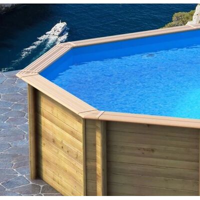 Zodiac Liner piscine bois ovale Azteck 4.00 x 7.30 x