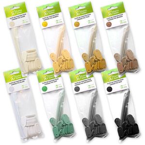 Clips de fixation canisse PVC : couleur Noir