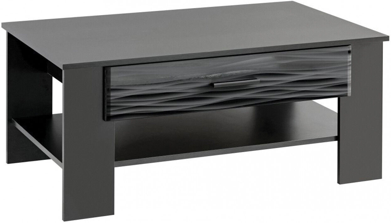 Table base design 3D noir mat_BLADE