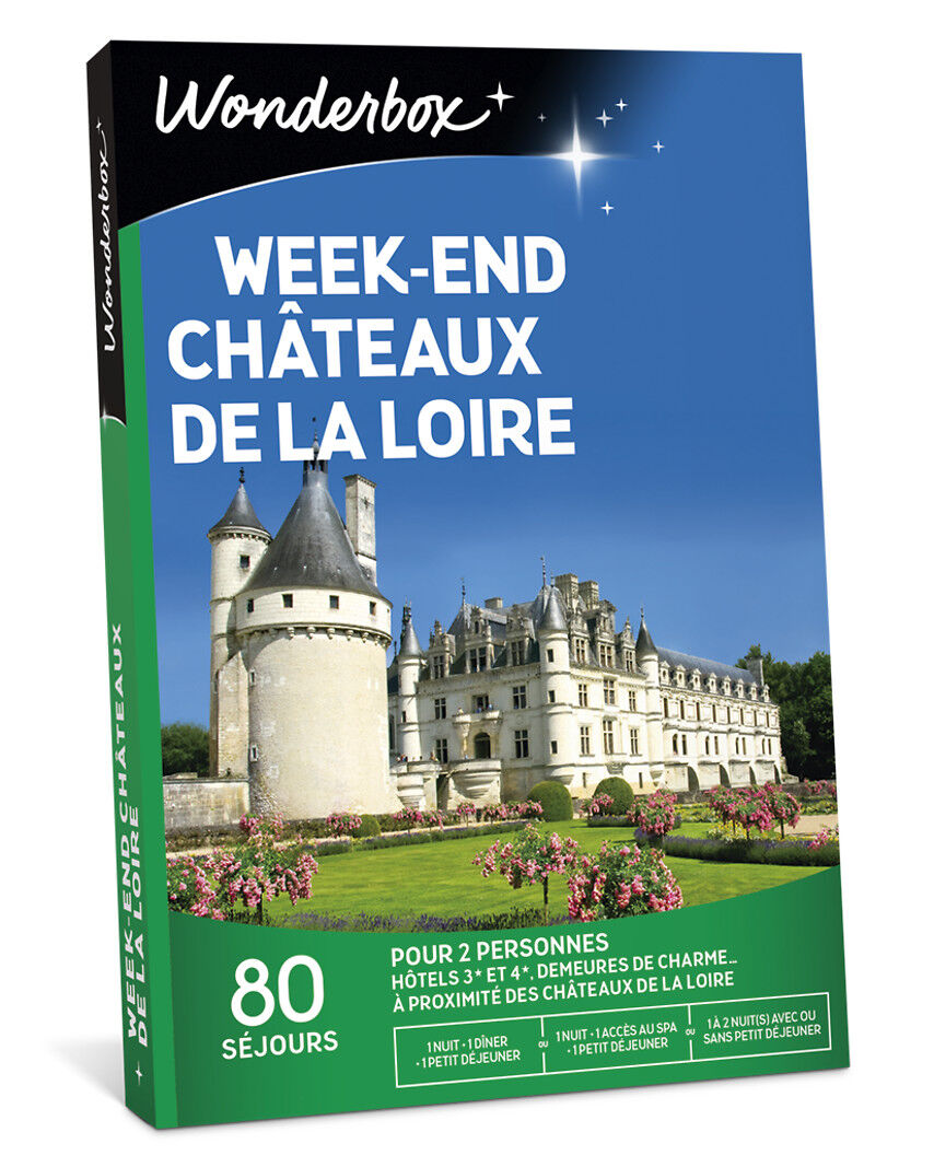 Wonderbox Week-end châteaux de la Loire