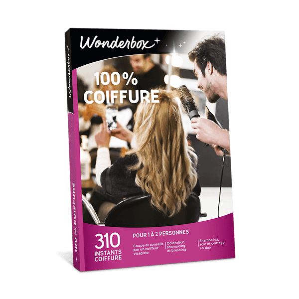Wonderbox Coffret cadeau 100 Coiffure Beauté bien être