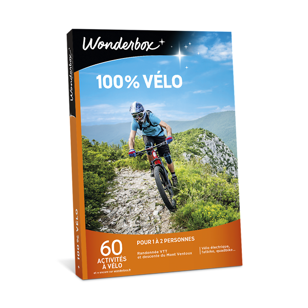 Wonderbox Coffret cadeau 100 vélo Sport Aventure