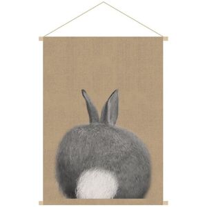 Miliboo Kakemono enfant tableau en toile suspendue illustration lapin L40 x H60 cm HOUPETTE