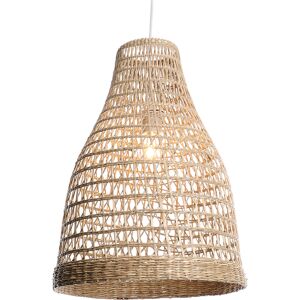 Miliboo Suspension cloche ajouree en rotin naturel D36 cm PAMPA