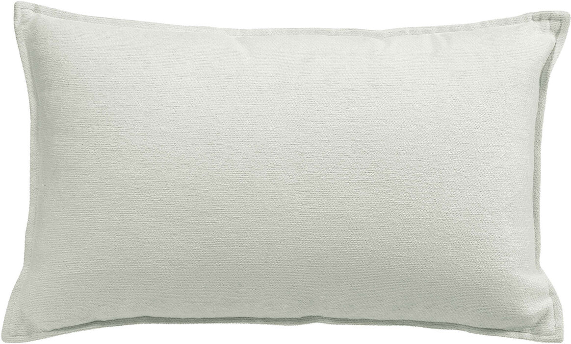 Miliboo Coussin en velours blanc 30 x 50 cm ALOU Miliboo Coussin en velours blanc 30 x 50 cm ALOU