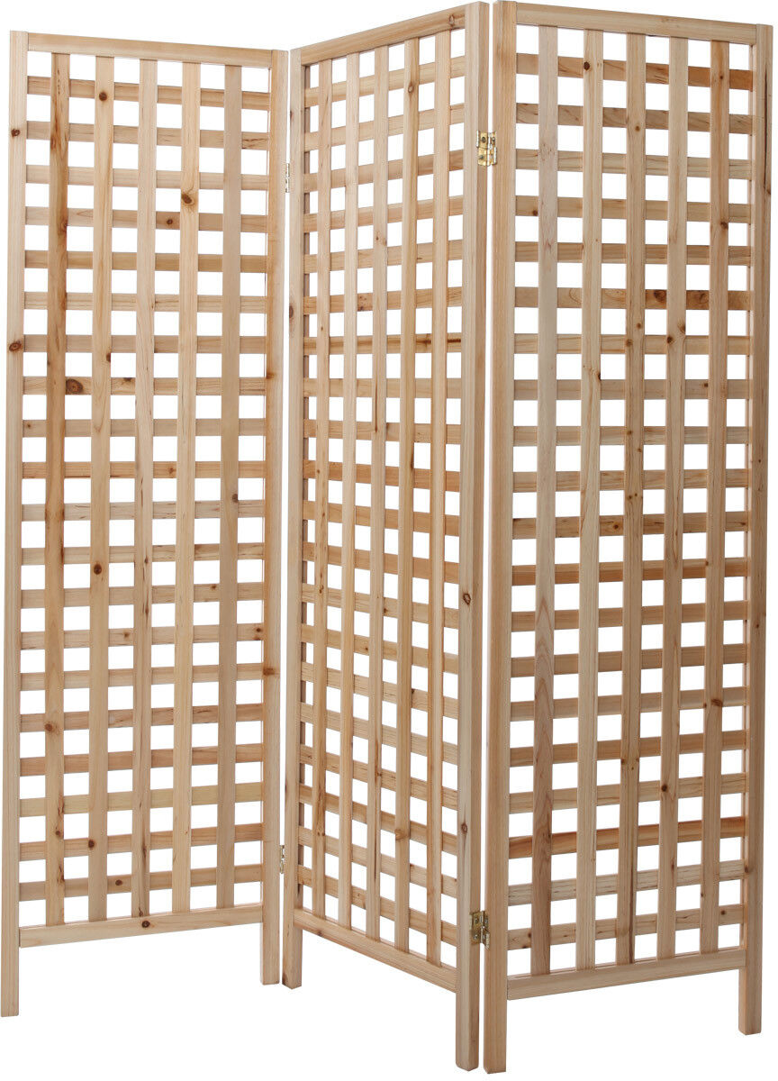 Miliboo Paravent en bois naturel AKKIKO Miliboo Paravent en bois naturel AKKIKO