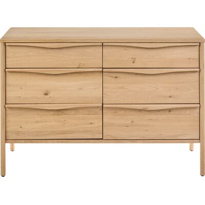 Miliboo Meuble de salle de bain en bois chêne massif L120 cm MARIN - Publicité Miliboo Meuble de salle de bain en bois chêne massif L120 cm MARIN - Publicité