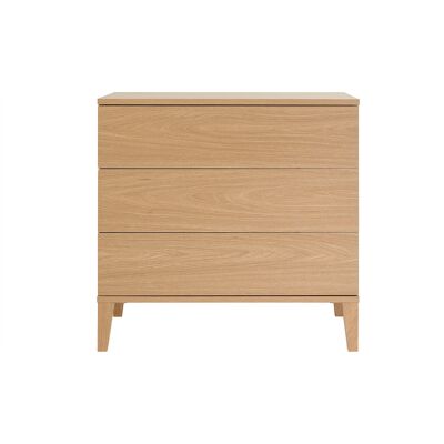 Miliboo Meuble de salle de bain finition bois chêne L80 cm FREDDY - Publicité Miliboo Meuble de salle de bain finition bois chêne L80 cm FREDDY - Publicité