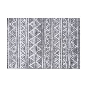 Miliboo Tapis berbere avec motifs en relief blanc et gris 160 x 230 cm ERGA