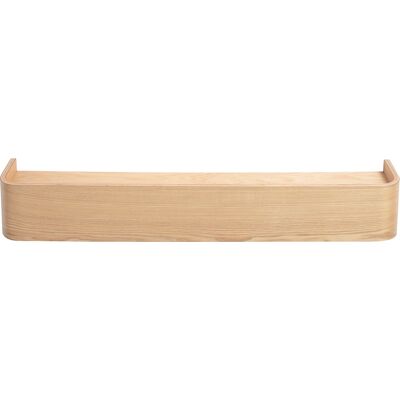 Miliboo Etagère murale bois clair frêne L90 cm HOPE - Publicité Miliboo Etagère murale bois clair frêne L90 cm HOPE - Publicité