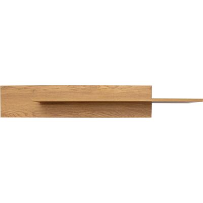 Miliboo Etagère murale finition bois clair chêne L120 cm CIME - Publicité Miliboo Etagère murale finition bois clair chêne L120 cm CIME - Publicité