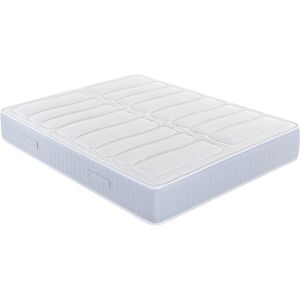 Miliboo Matelas 160x200 cm a ressorts ensaches avec accueil mousse a memoire de forme 25 cm BEN